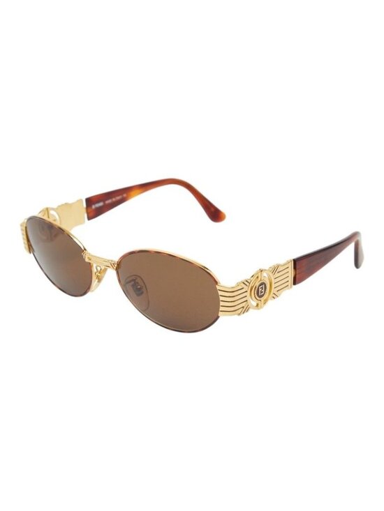 Fendi Sunglasses Brown Acetate Metal 1- Eyewear main image 6